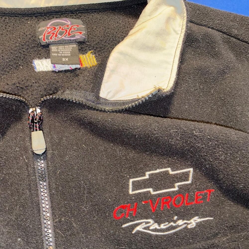 NASCAR Black and red vintage Chevrolet zip up